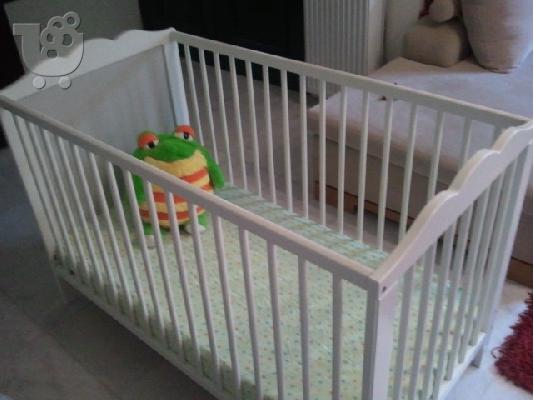 PoulaTo: Κούνια βρεφική HENSVIK IKEA σε άριστη κατάσταση